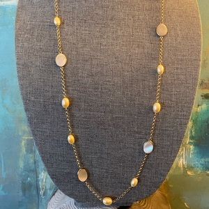 Talbots Pearl and Mother of Pearl Necklace